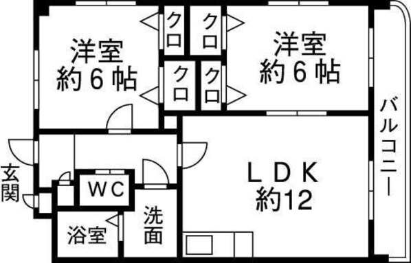 羽犬塚駅 徒歩99分 3階の物件間取画像